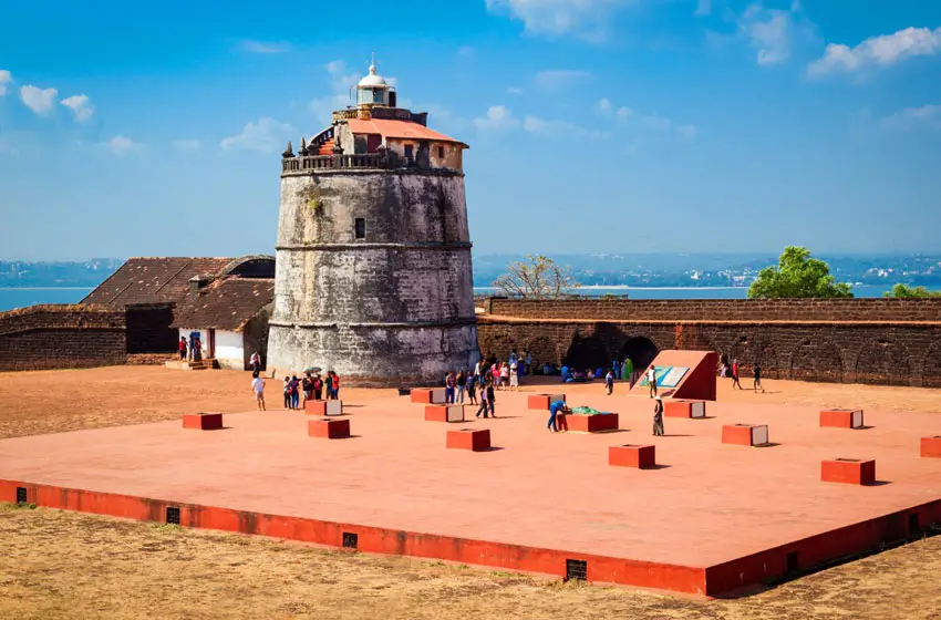 aguada fort lighthouse and bastion goa