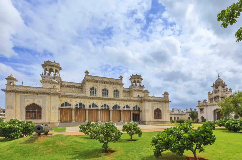 chowmahalla palace hyderabad royal architecture facade