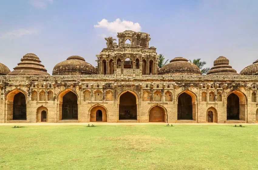Elephant stables hampi vaulted domes and arches