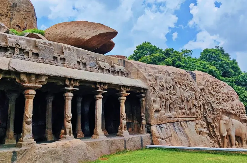 Mahishamardini Mandapa cave temple Mahabalipuram