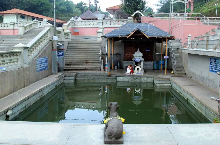 talakaveri temple tank and sacred spring